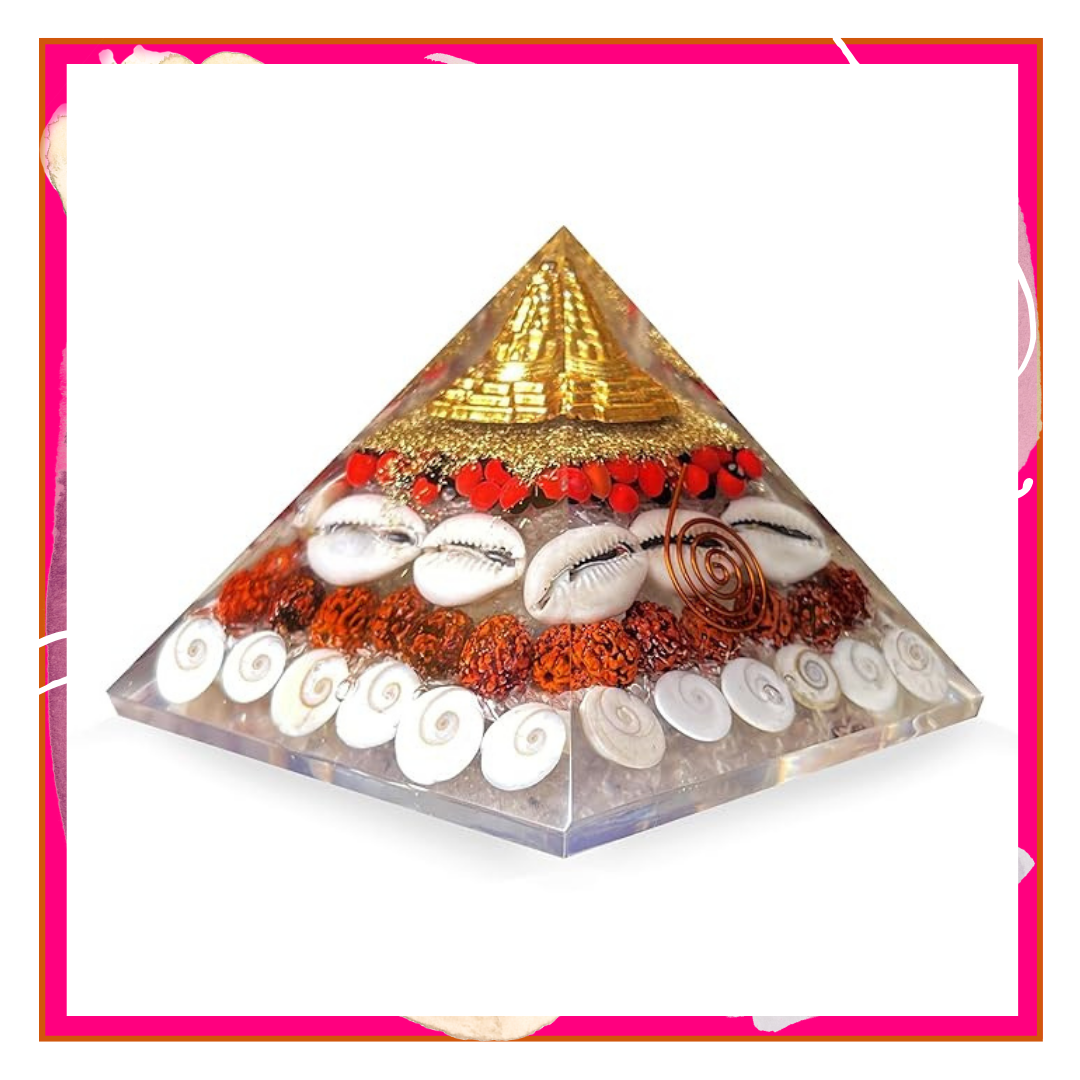 Shri Laxmi Dhan Vriddhi Crystal Pyramid